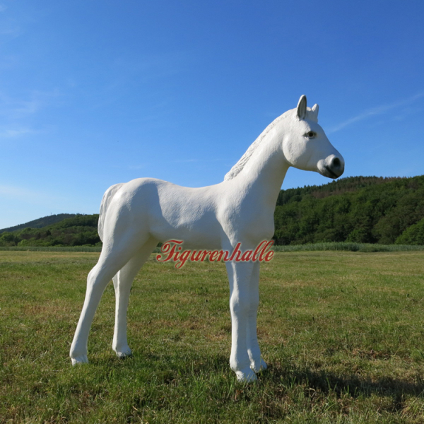 Foal figure life size white