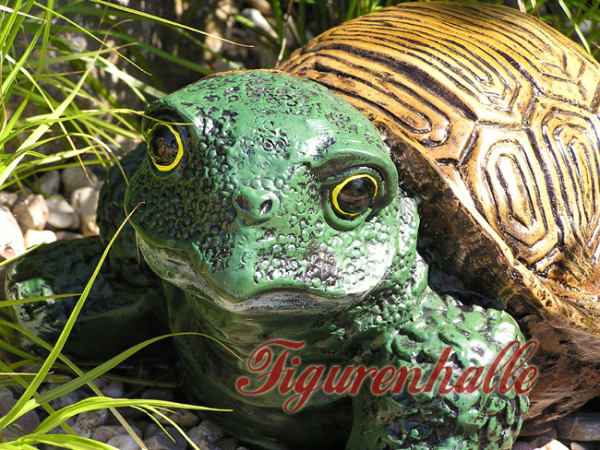 Schildkröte Gartenteich Figur