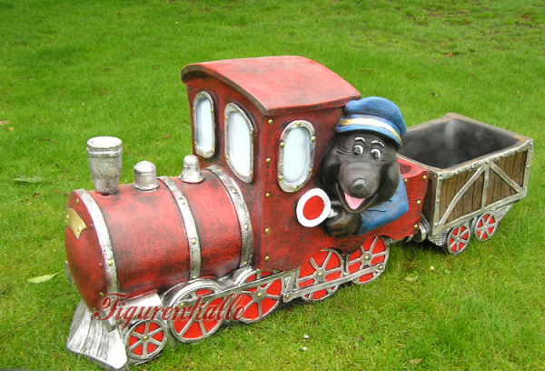 Maulwurf auf Eisenbahn