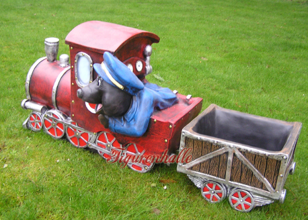 Maulwurf Gartenfigur