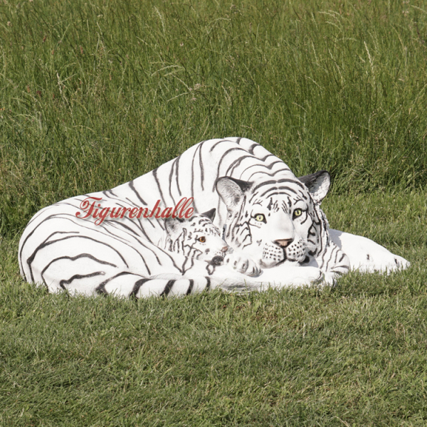 Tiger Figur liegend Weißer Kaufen