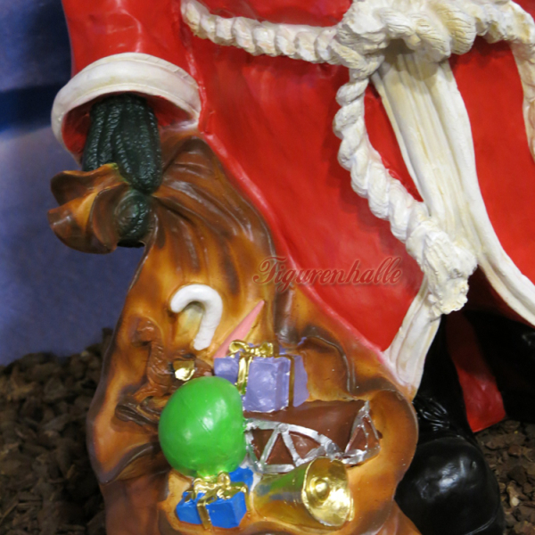 Father Christmas with sack figure
