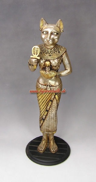 Bastet cat goddess figure