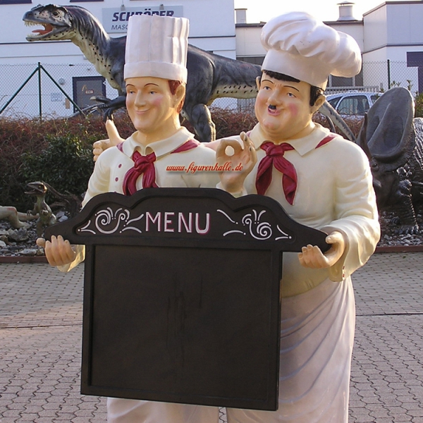 Dick und Doof Koch Figur