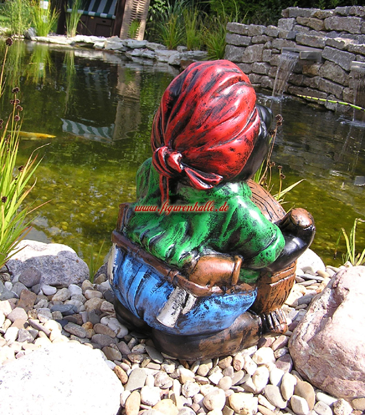 Maritimer Maulwurf mit Steuerrad