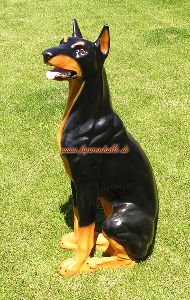 Doberman animal figure