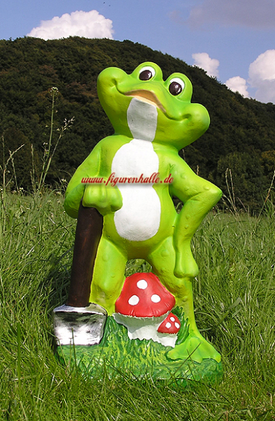 Frosch Gartenfigur