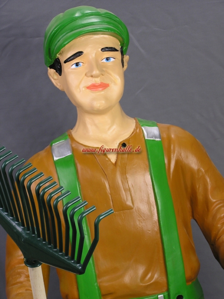 Gas station attendant figure