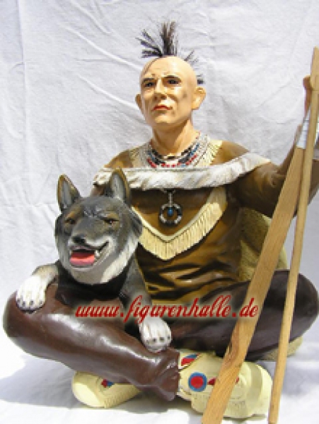 Indianer Irokese Figur