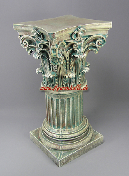 Dekosäule in Moos optik