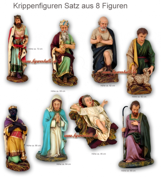 Große Figuren Satz Außendekoration