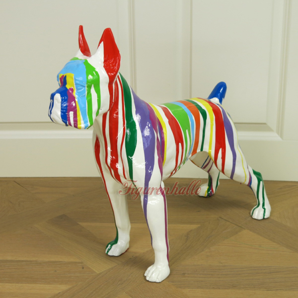 Desginer Figur Boston Terrier Pop Art