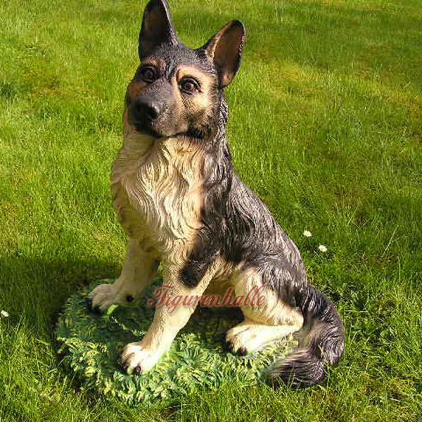 German shepherd dog sculpture