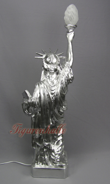 Lampe in silber Chrom Lakierung