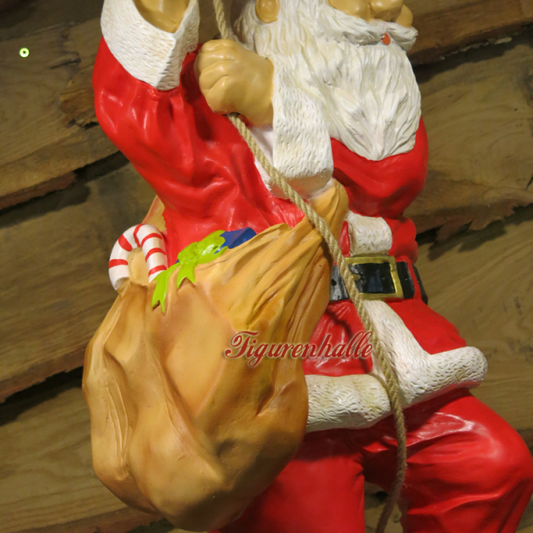 Weihnachtsmann mit Sack zum Aufhängen
