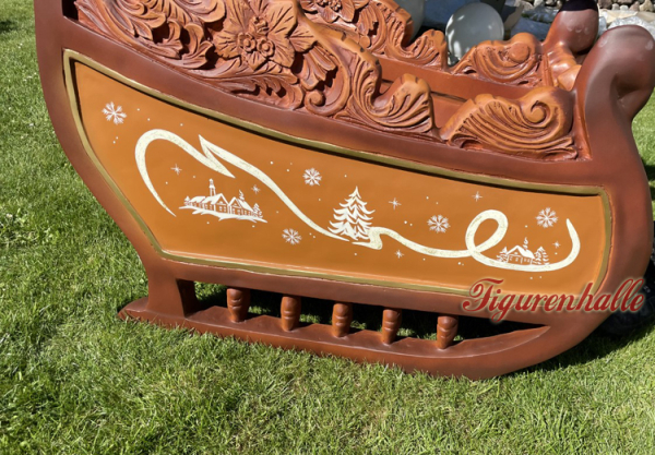 Weihnachts Schlitten Dekoration Gewerbe