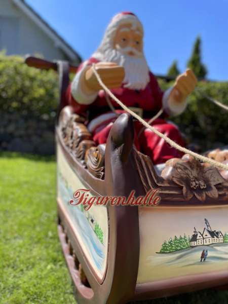 Weihnachtsschlitten als Figur oder Schnee Dekoration