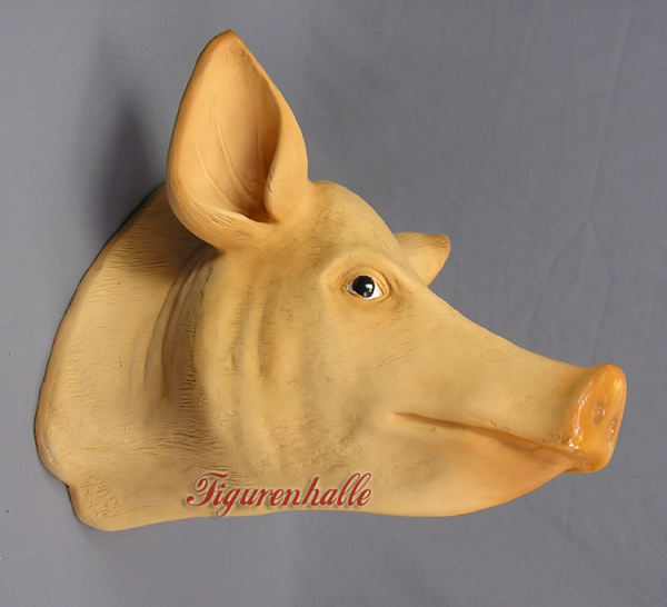 Schweine Kopf Figur