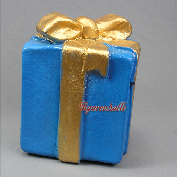 blaues Werbegeschänkpaket