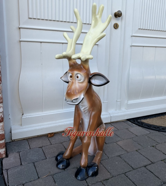 Lustiger Funny Elch Figur