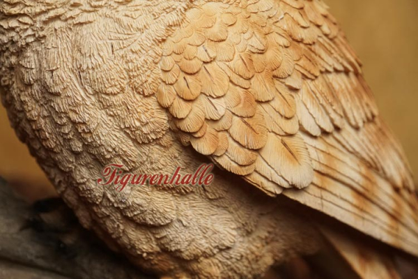 lebensechte eule Aufstellfigur