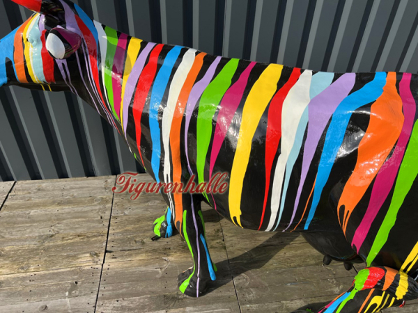 Lustige Kuh ausergewöhnliche Gartenfigur