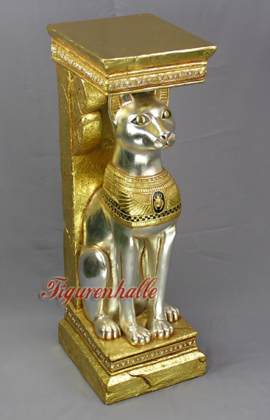 Ägyptische Katze als Tisch oder Ablage