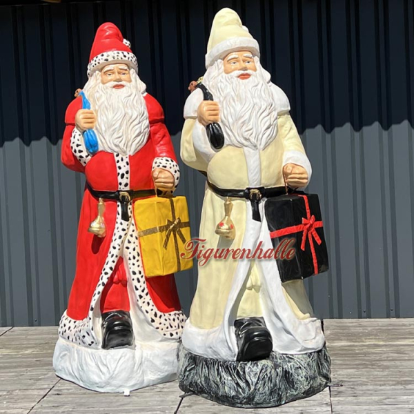 Weihnachtsmann in weißen und rot LackierungGewand
