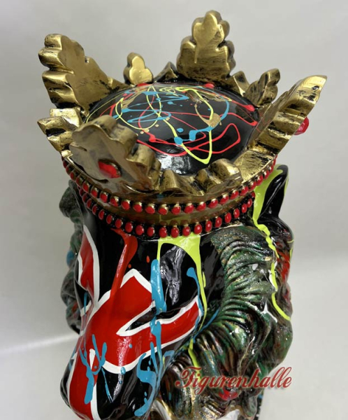 Krone Löwe Figur Statue