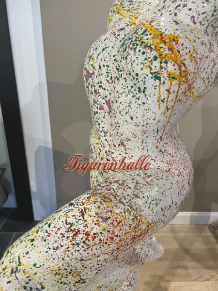Kunst Aufsteller Frau Tanz lebensgroß