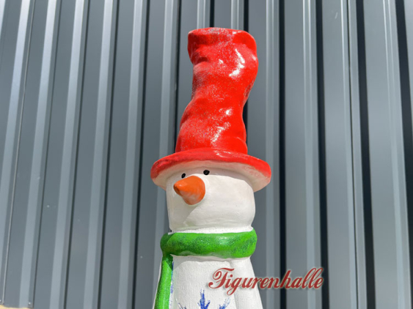 Snowman statue for Advent