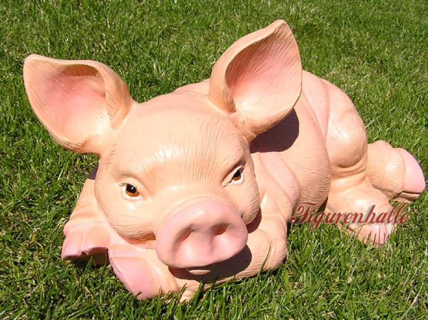 Schwein Gartenfigur