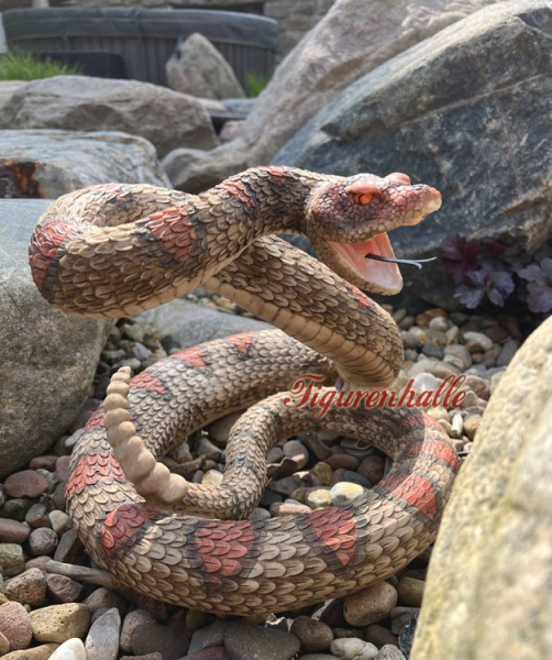 Klapperschlange Aufstellfigur