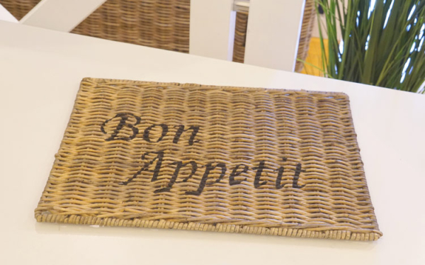 Rattan Platzmatte natur