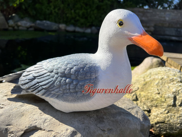 Möwe lebensecht Statue Maritim