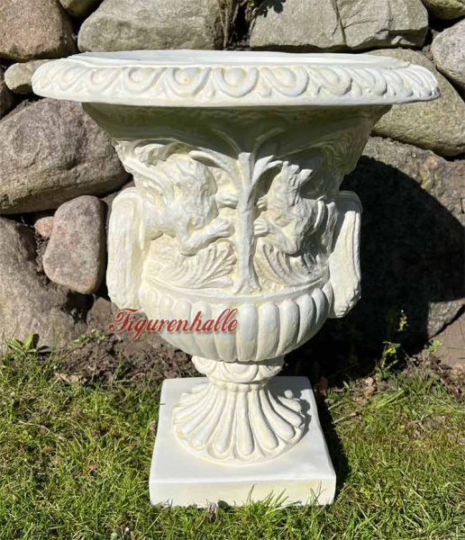 Deko Blumentopf mit schörkel