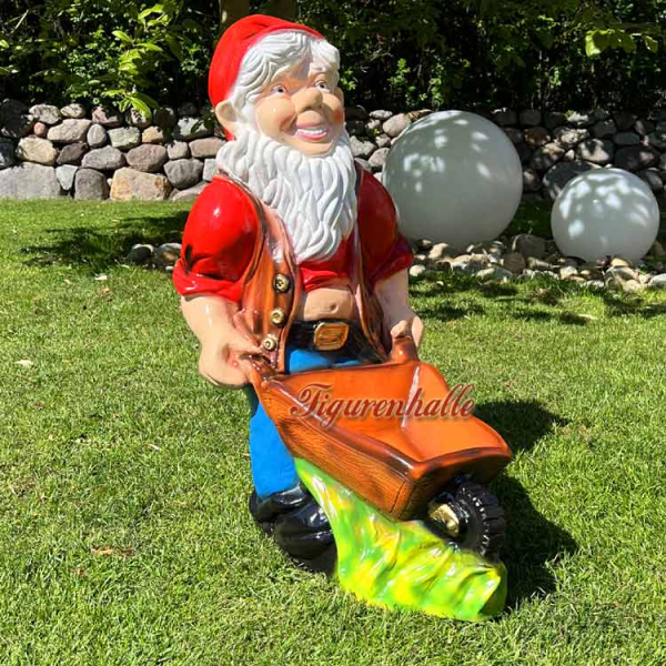 Schubkarre Zwerg Gartenzwerg