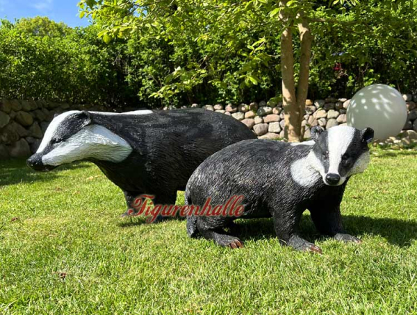 Dachs Aufstellfigur Wald und Wiese Deko Figuren