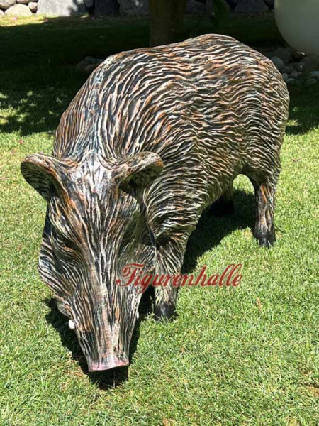 Dekoration Wildschweinchen Figur