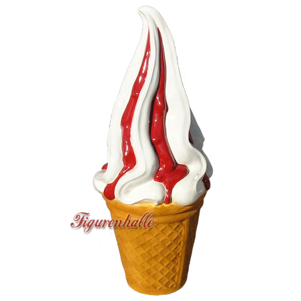 Soft ice cream advertising figure