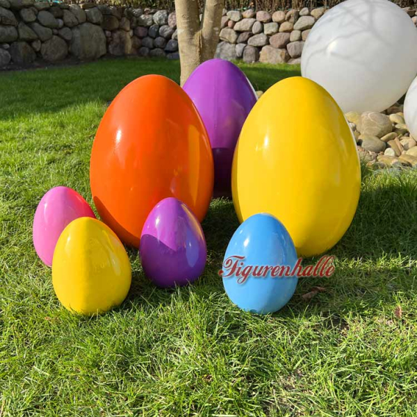 Osterei Figur Statue tiefrosa  H 40 cm