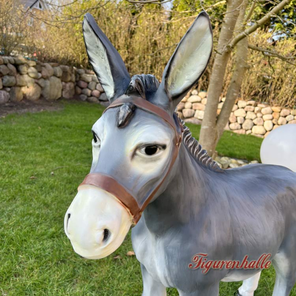 Esel Kopf Aufstellfigur