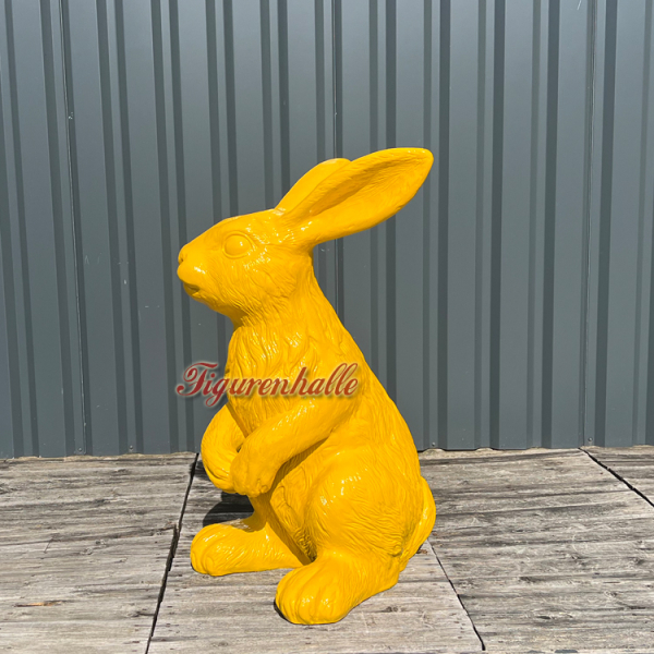 Pop Art Ostern Deko Modern gelb unifarbend