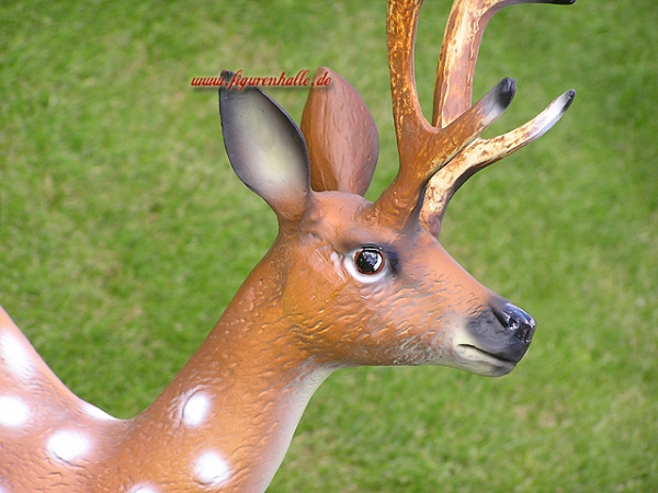 Reindeer winter decoration statue