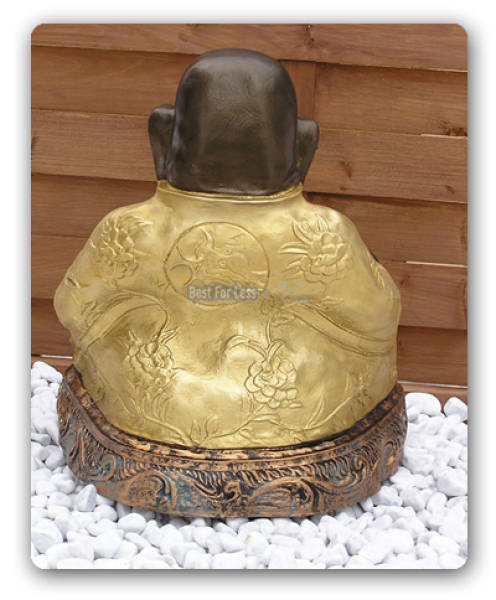 Buddha Gold sitzend Figur