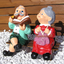 Oma und Opa Statuen für Ihren Garten