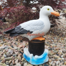 Möwe Figur auf Poller Figur