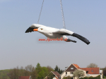 Fliegende Möwe als Dekofigur