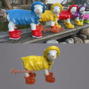 Lamm im Friesennerz Regenmantel als Figur in 4 Farben