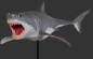Preview: Shark white decoration figure